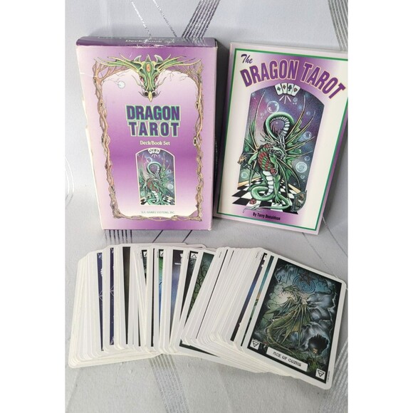 The Dragon Tarot Terry Donaldson Artwork by Peter Pracownik 78 Card Deck w/ Book - Picture 1 of 16